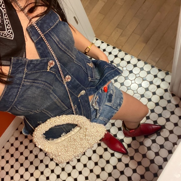 ZARA DENIM VEST - Picture 4 of 4